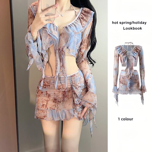 分体泳衣女式四件套比基尼