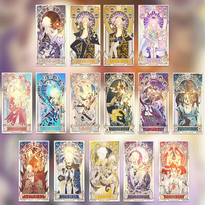 全员崩铁翁法罗斯如我所书完结纪念卡牌昔涟开拓者周边小卡