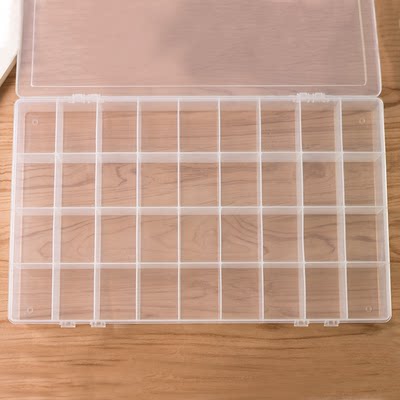 软盖颜料盒大容量透明盒24格36格
