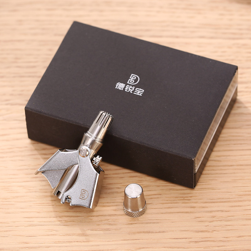 德锐宝鼻毛修剪器男士手动不锈钢全身水洗剃刮去鼻毛机小剪刀女用