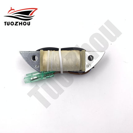 适用于雅马哈二冲 15匹 63V 6B4 船外机配件 线圈点火器充电线圈