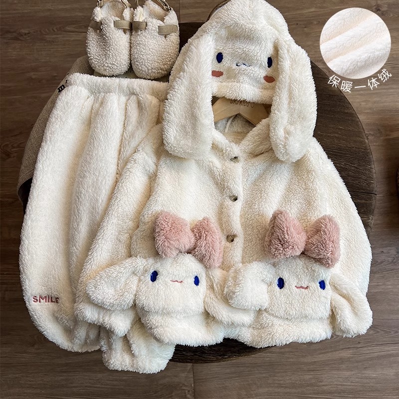 儿童睡衣冬季加厚女童加绒