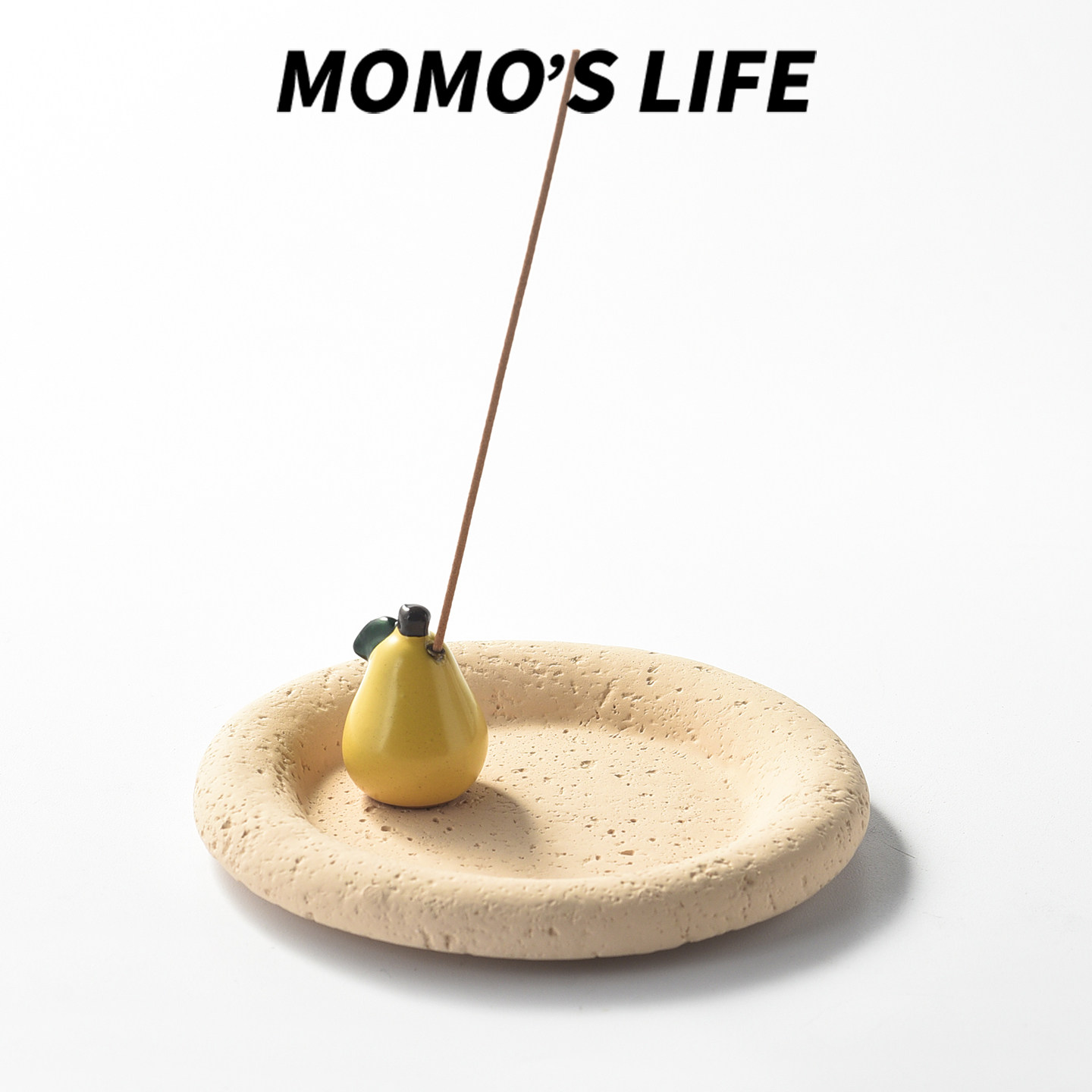 可爱梨子香插香座香托苹果香薰炉线香炉家用室内高级感线香底座,家居饰品,香托/香盘/香座/香插,淘宝优惠券,粉丝福利购,淘宝优惠卷