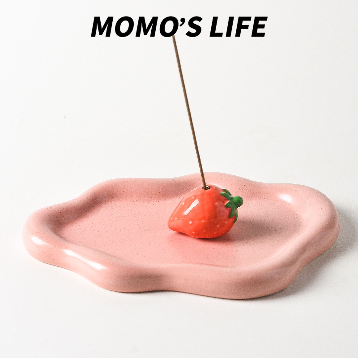 可爱草莓造型香插陶瓷粉色香插香托创意香座香插居家装饰摆件,家居饰品,香托/香盘/香座/香插,淘宝优惠券,粉丝福利购,淘宝优惠卷