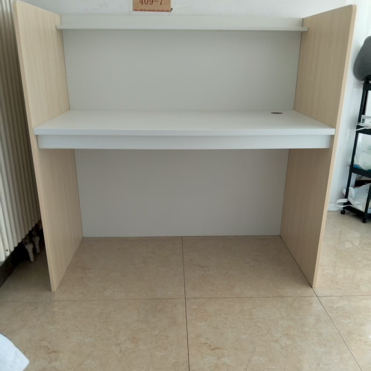 自习室培训桌隔断写字台学生双人桌学习书桌电销屏风工位卡座实木