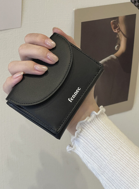 卡包女士2024新款fennec韩国卡包钱包一体真皮小众零钱包小巧钱夹