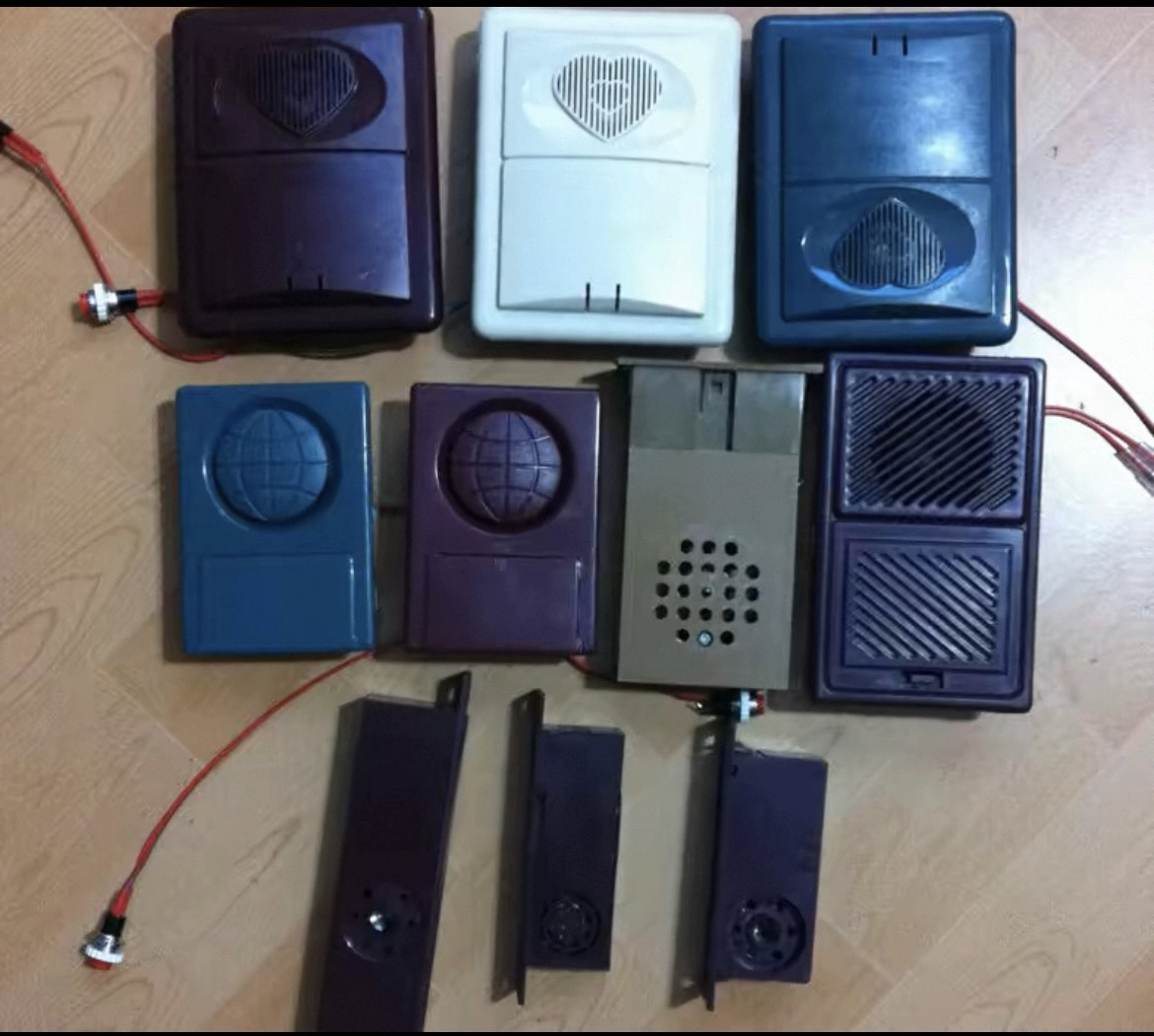 新款老式防盗门门铃步阳新多尖心飞云美心盼盼地球侧隐形门铃带灯