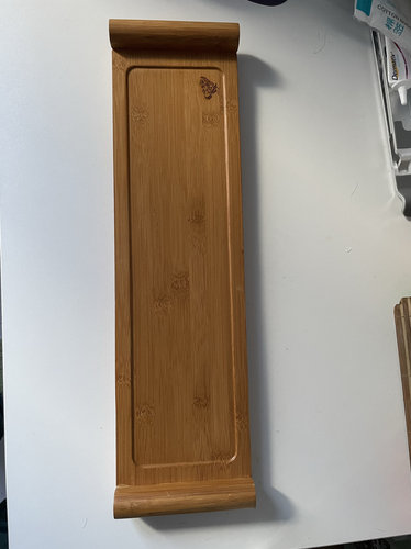 书卷竹制茶盘家用干泡茶台奉茶托盘小日式简约实木迷你长方形茶具