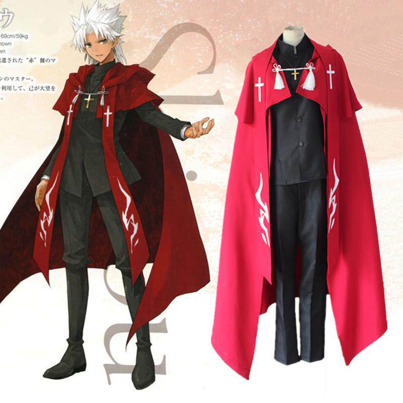 cosply男fate/apocrypha神父天草四郎时贞cos服cosplay服装全套