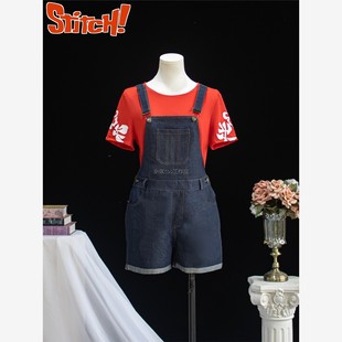 星际宝贝史迪奇cos服电影同款莉萝牛仔裤套装cosplay万圣节表演服