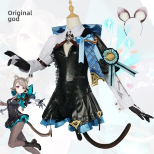 原神cos琳妮特枫丹双子林尼cosplay游戏动漫服魔术师
