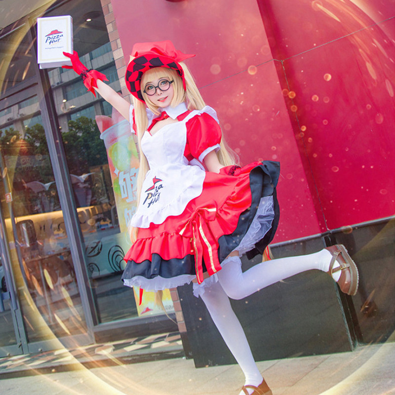 安琪拉魔法小厨娘cos服王者cosplay大全套洛丽塔女仆装动漫表演服