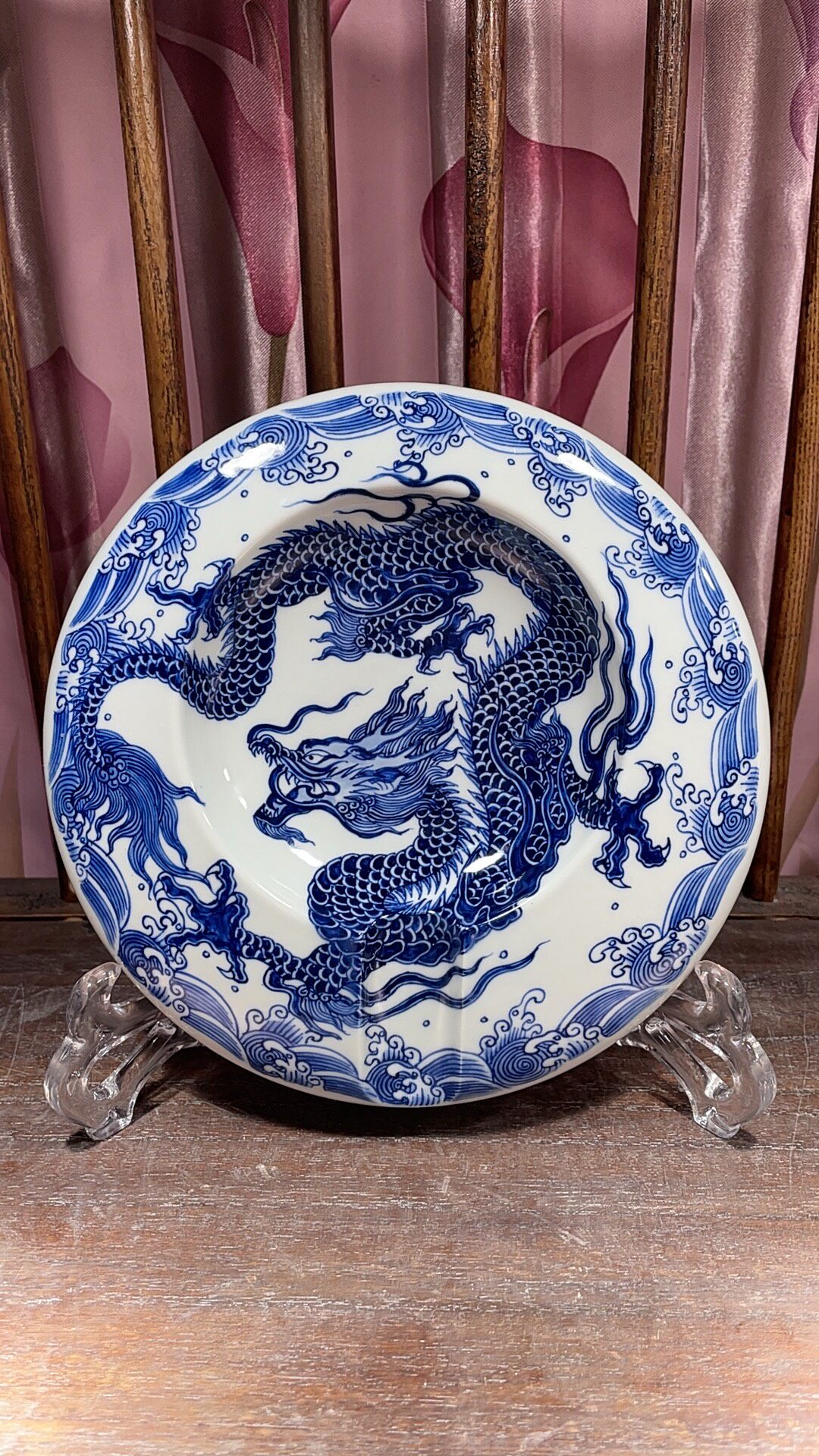 手绘雪茄缸景德镇手工陶瓷烟灰缸青花四代龙送礼高档办公室家用