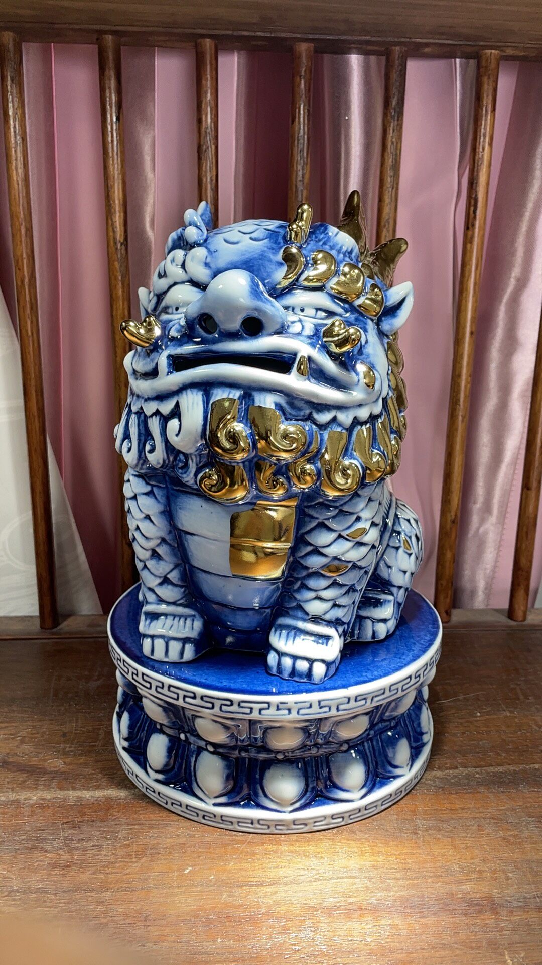 景德镇手工陶瓷摆件招财貔貅香炉摆件麒麟描金手工陶瓷高档香炉送
