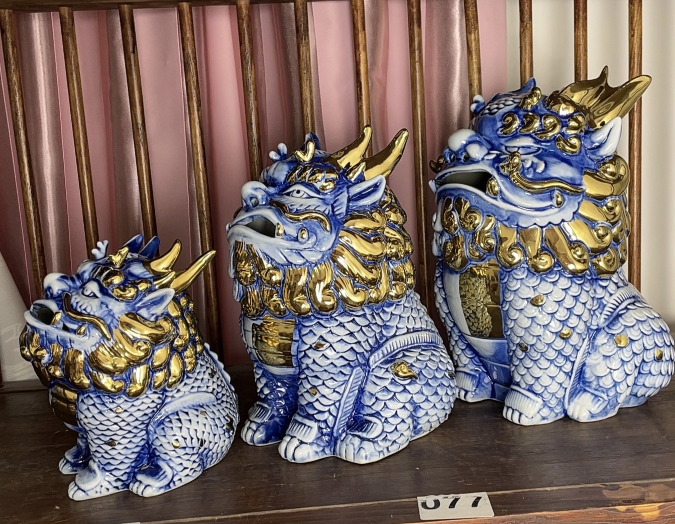 景德镇手工陶瓷摆件招财貔貅摆件麒麟描金香薰炉茶桌高档香炉送人图片