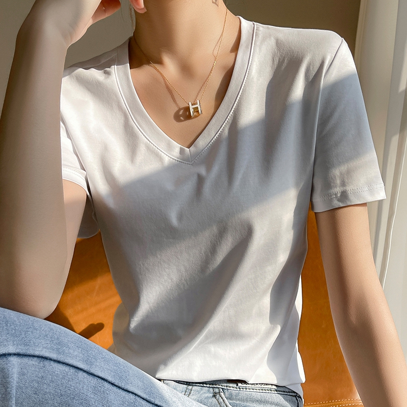 圆领短袖薄款夏季新款女士短袖