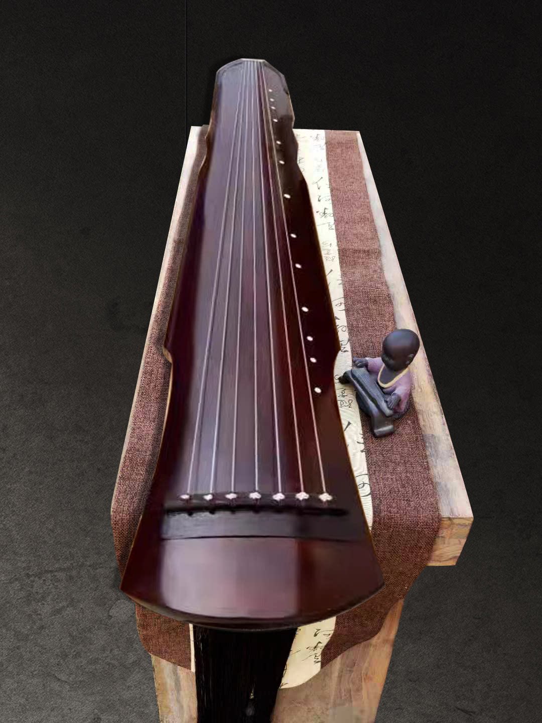 桐韵古琴 桐木初学者入门款伏羲式琴忘机手工成人练习七弦古琴