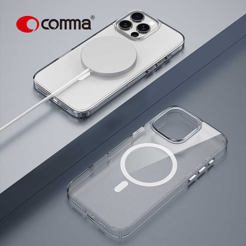 苹果iPhone16系列透明磁吸抗菌壳