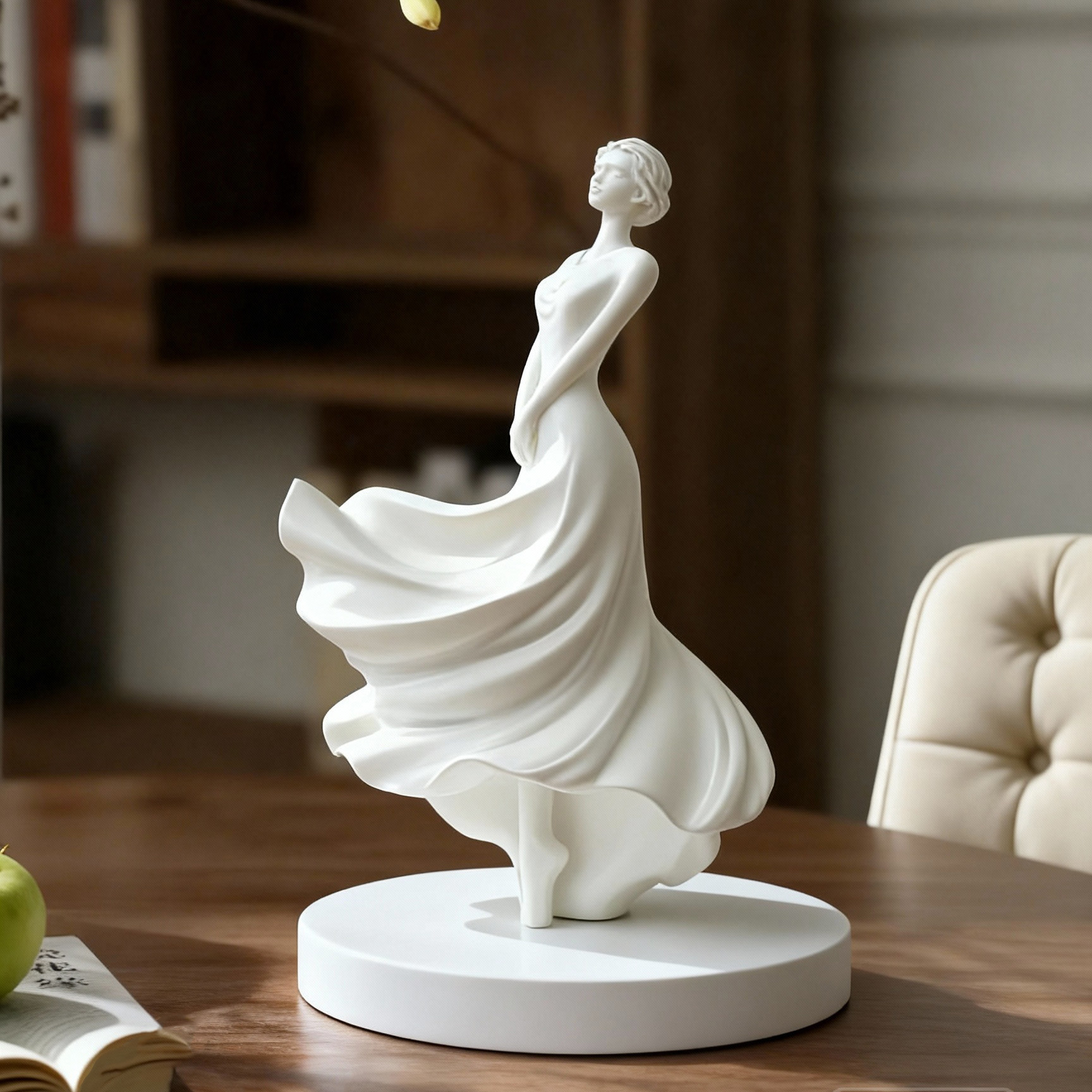 白色人物雕塑摆件桌面装饰品家居工艺品艺术摆设,家居饰品,桌面摆件,淘宝优惠券,粉丝福利购,淘宝优惠卷