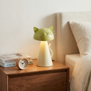 可爱猫咪造型台灯创意桌面装 饰灯具卡通造型灯