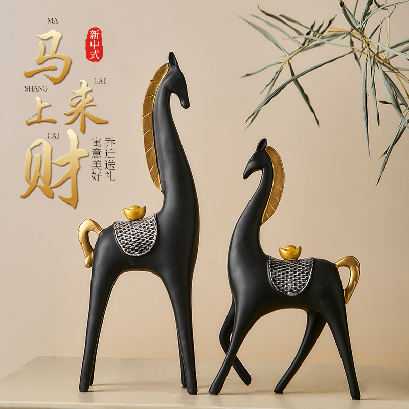 招财动物艺术高级感工艺品