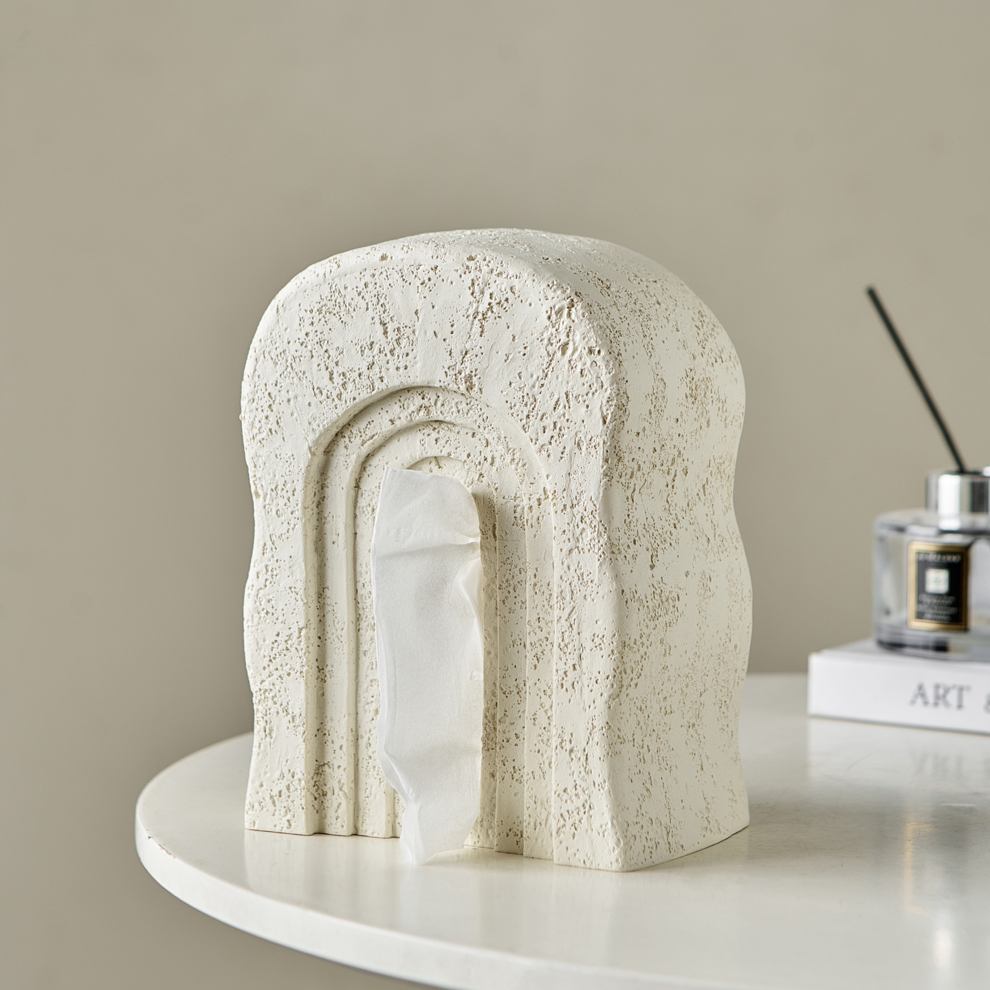 仿石头高颜值纸巾盒摆件