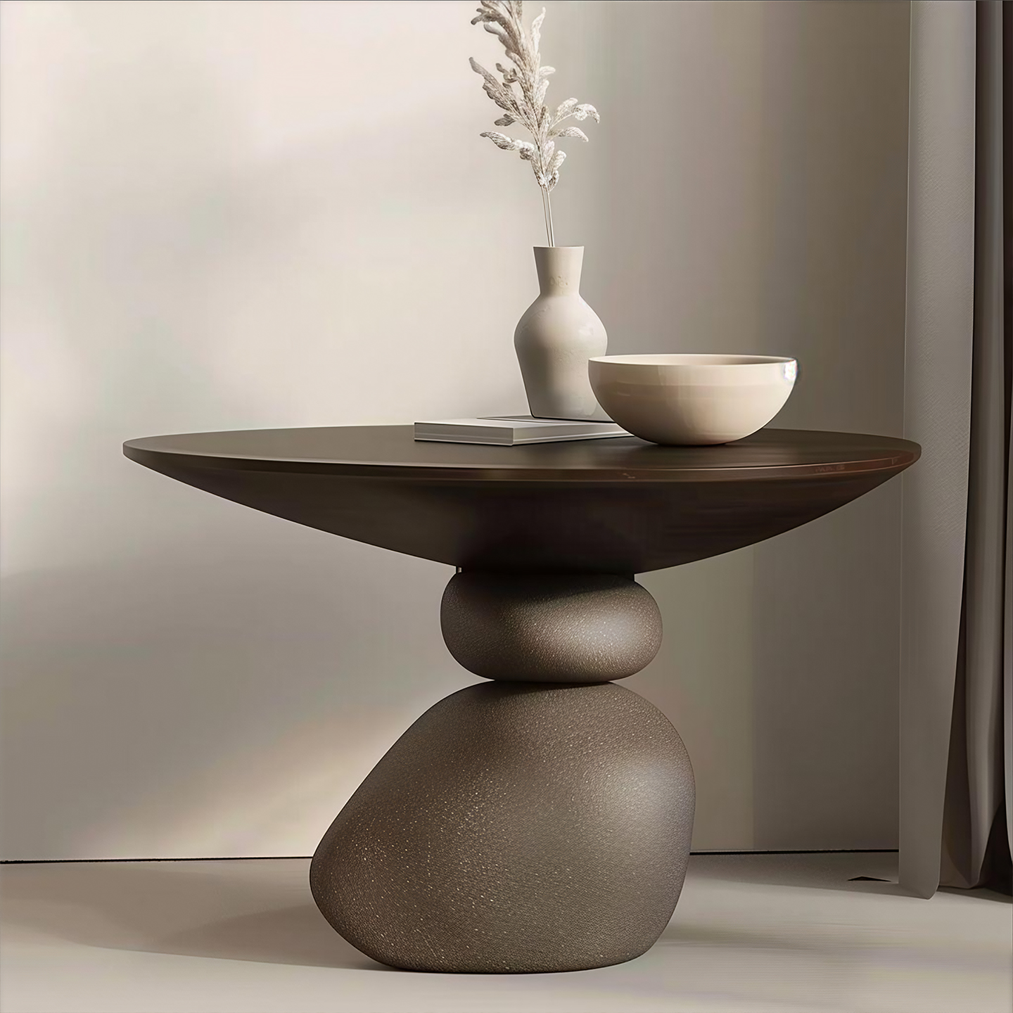 意式极简中古风茶几边几摆件