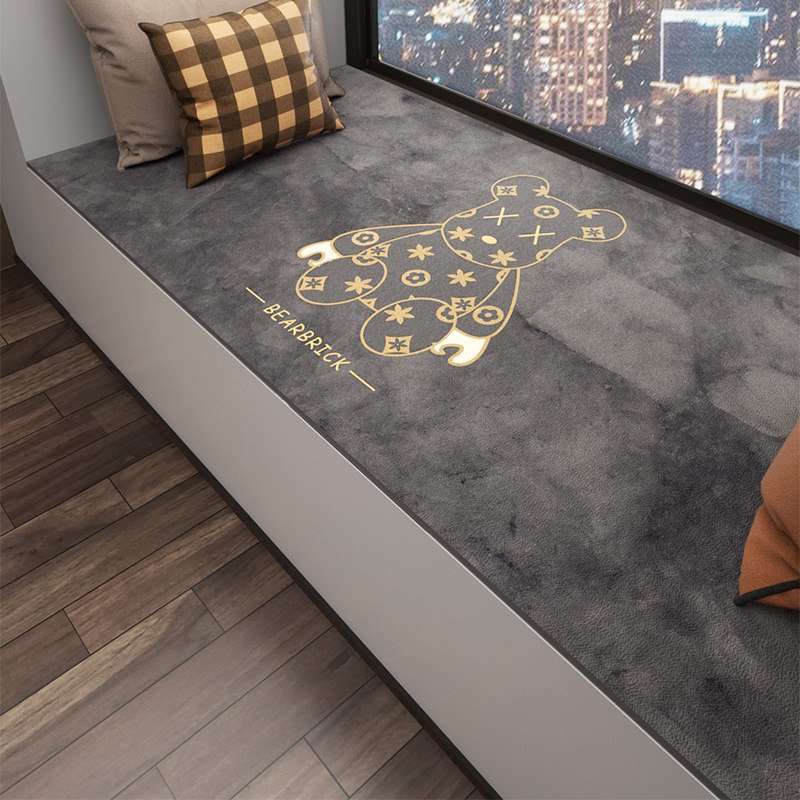 潮牌硅藻泥飘窗垫卧室阳台垫ins轻奢四季通用窗台防水窗口瑜伽垫,居家布艺,飘窗垫,淘宝优惠券,粉丝福利购,淘宝优惠卷