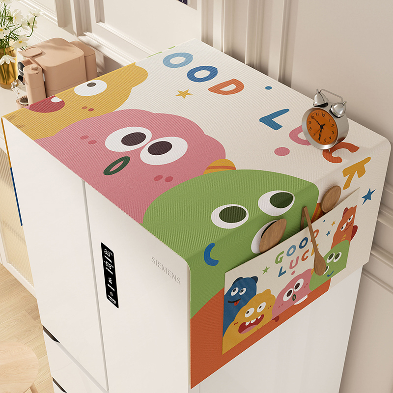 冰箱盖巾布艺质感柔软舒适耐用