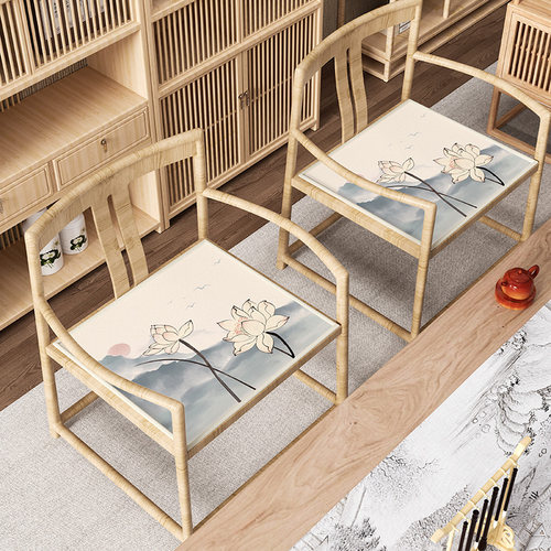 中国风新中式椅垫四季款茶室坐垫