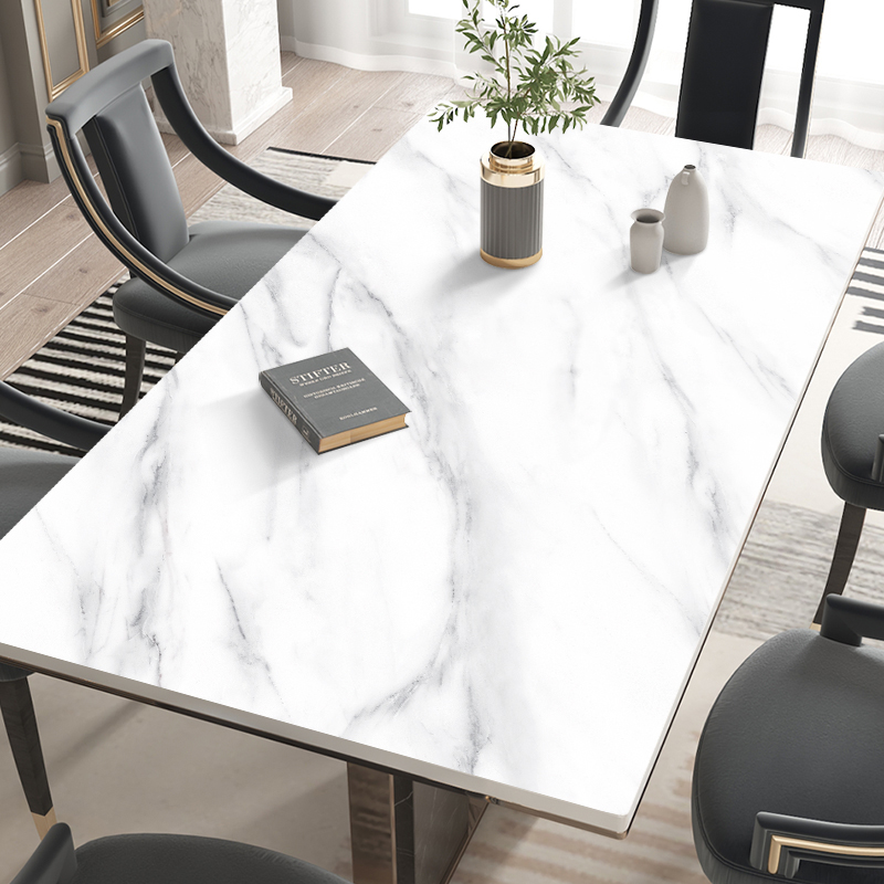 仿大理石餐桌垫桌布防水防油硅胶