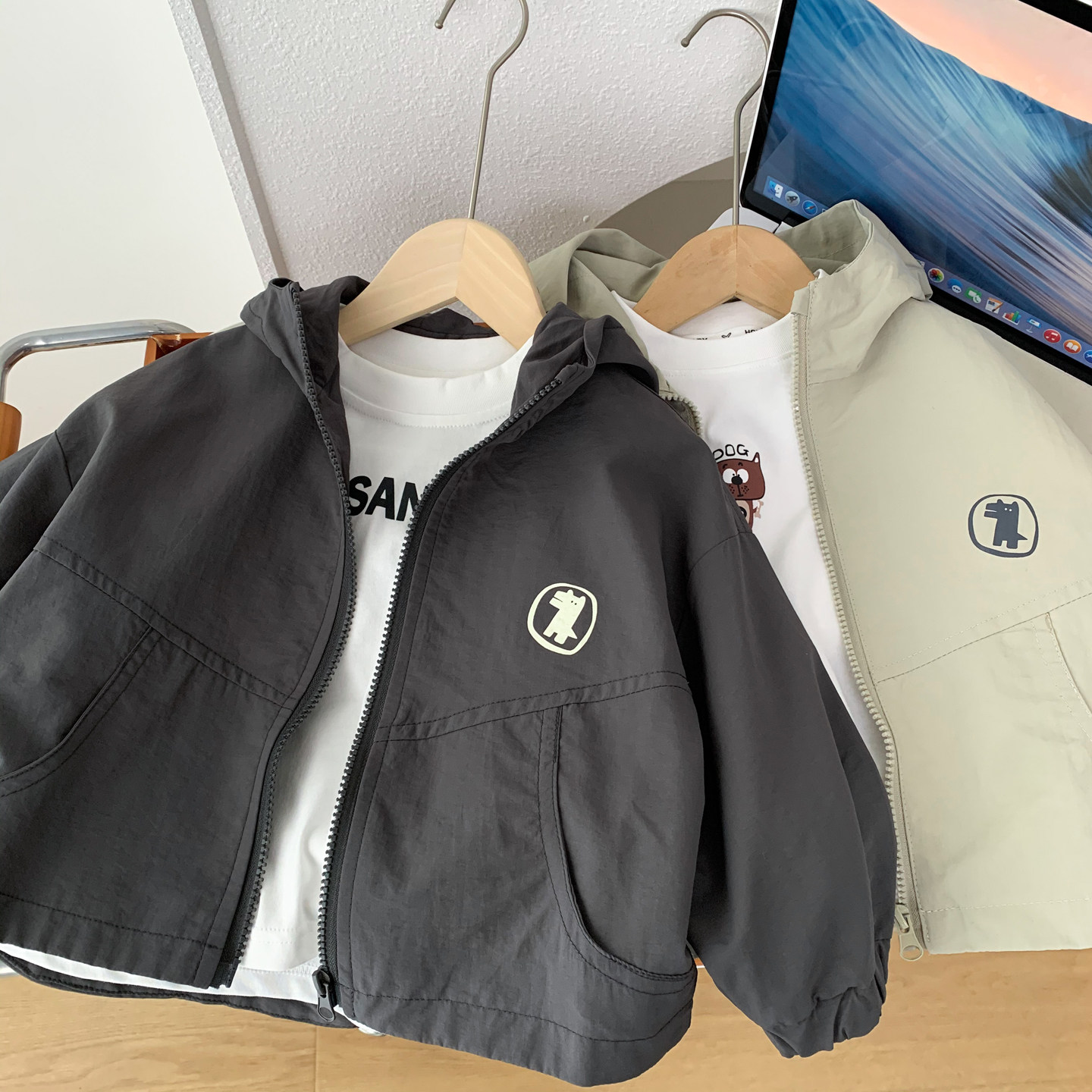 男童连帽外套2025新款儿童宝宝春秋装夹克上衣洋气小男孩宽松风衣,童装/婴儿装/亲子装,普通外套,淘宝优惠券,粉丝福利购,淘宝优惠卷