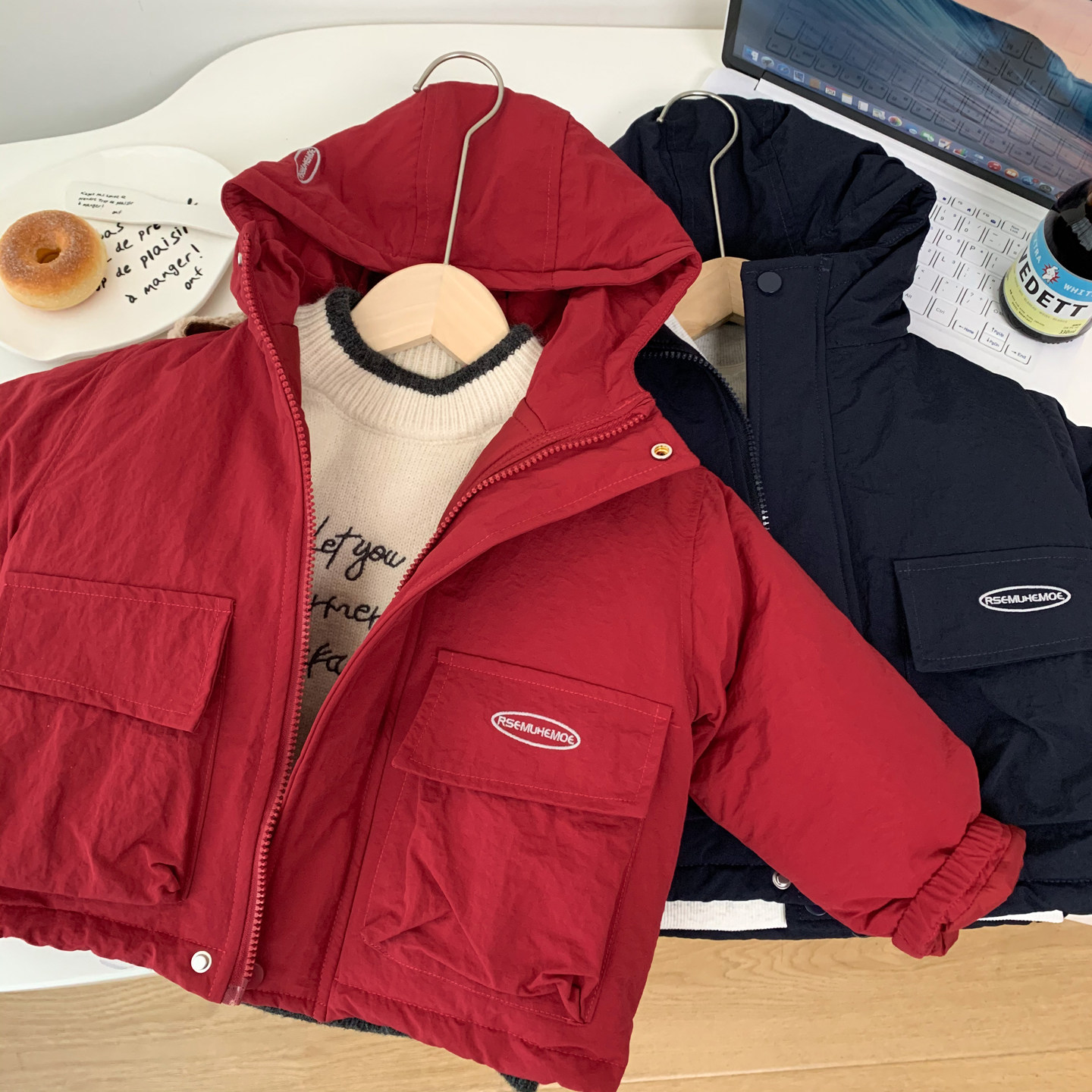 男童冬季夹棉连帽棉服2025新款酷帅男孩工装派克服儿童棉衣外套潮,童装/婴儿装/亲子装,棉袄/棉服,淘宝优惠券,粉丝福利购,淘宝优惠卷