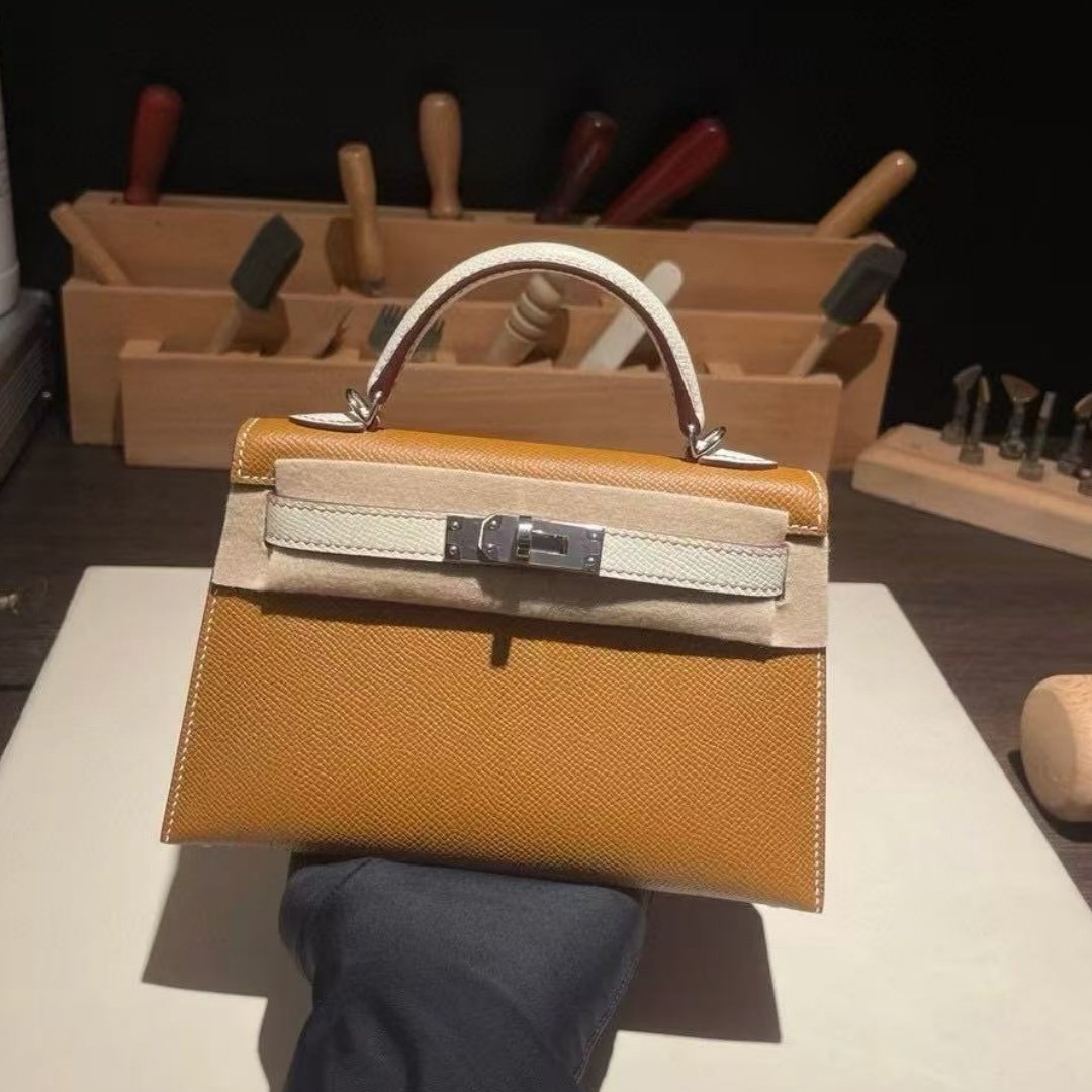 美拉德风epsom皮拼色mini凯莉二代女士单肩斜挎手工外缝女包撞色,箱包皮具/热销女包/男包,通用款女包,淘宝优惠券,粉丝福利购,淘宝优惠卷