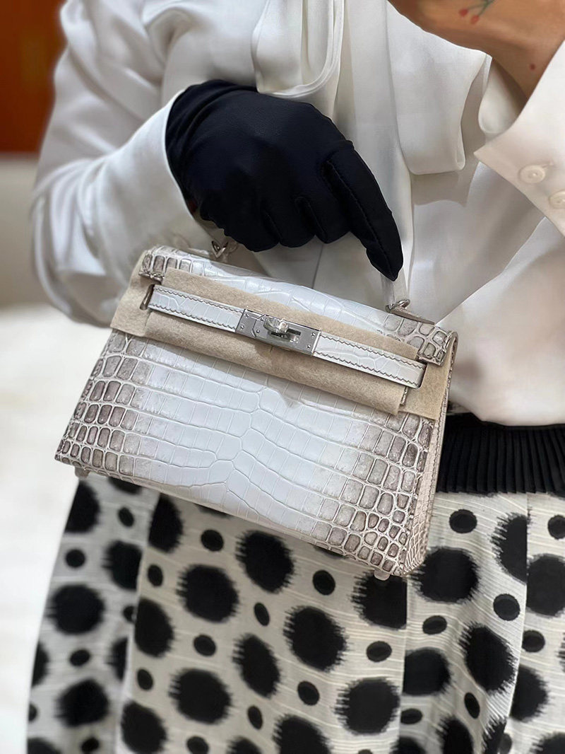 雾面尼罗喜马拉雅白mini凯莉二代19CM女士小手提单肩斜挎包银扣,箱包皮具/热销女包/男包,小方包,淘宝优惠券,粉丝福利购,淘宝优惠卷