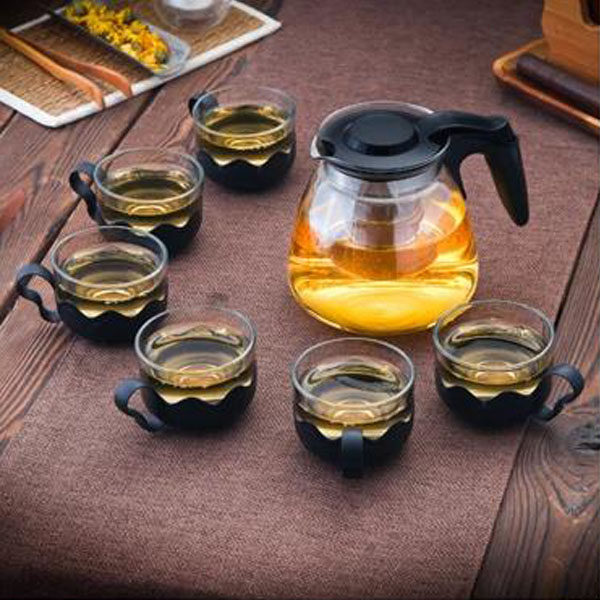 内胆不锈钢功夫茶具耐高温玻璃