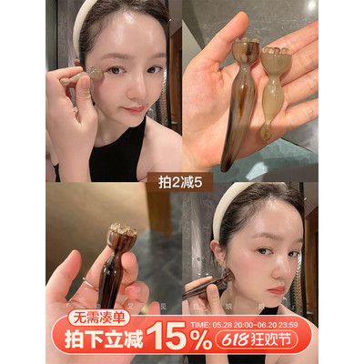 日本牛角刮痧板正品官方旗舰店放松一刻！雨耕家水蓬蓬头拨筋棒龙