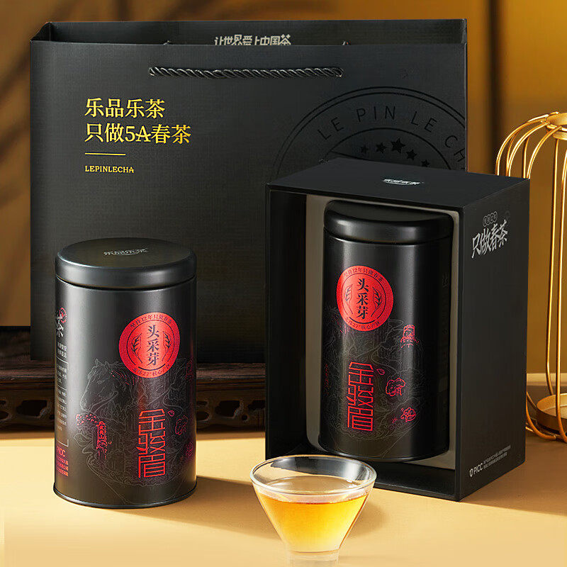 乐品乐茶头采芽金骏眉特级礼盒