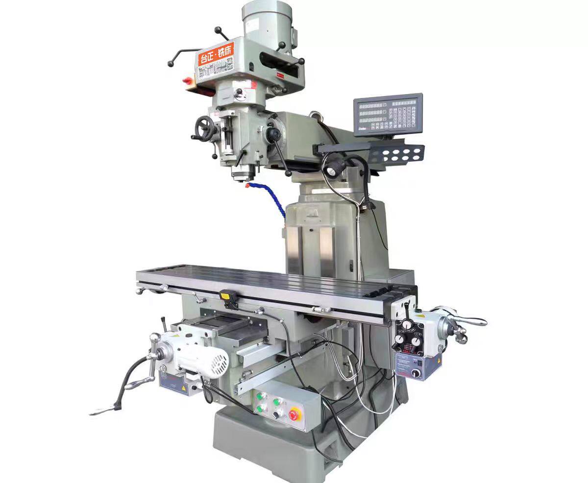 台湾台正炮塔铣床4号立卧两用升降台5号6高速摇臂铣床精密炮塔铣