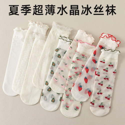 婴儿夏季薄款女童水晶丝袜