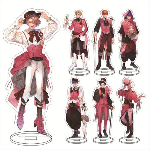 16cm obey me立牌撒旦利维坦玛门臣服我吧亚克力摆件手办游戏周边