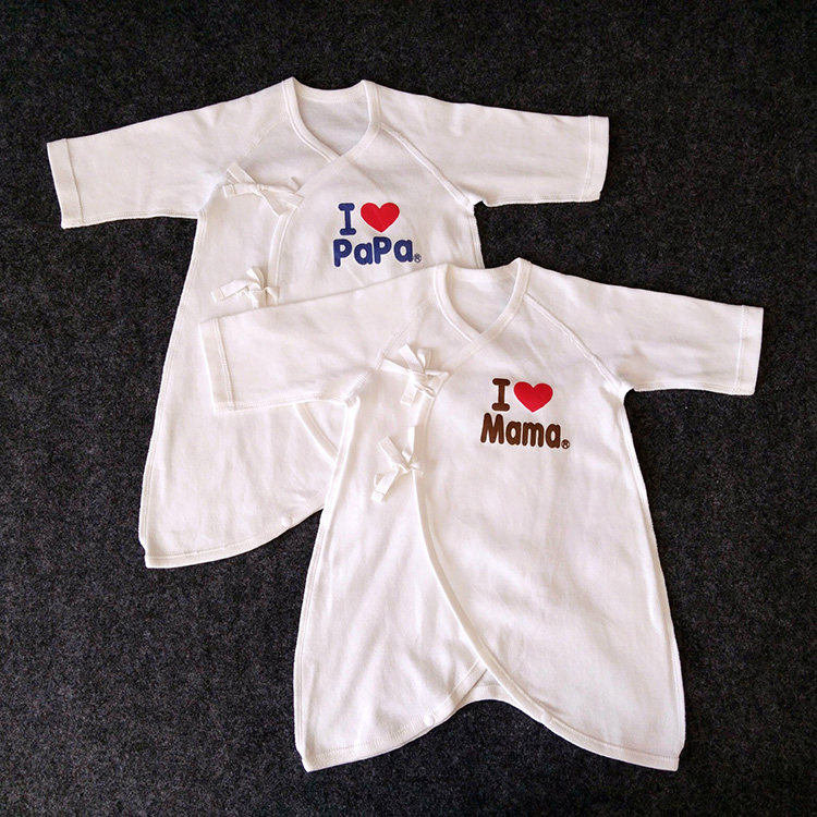 我爱爸妈新生婴儿连体衣纯棉春秋初生宝宝0-3个月备货哈衣蝴蝶衣,童装/婴儿装/亲子装,连身衣/爬服/哈衣,淘宝优惠券,粉丝福利购,淘宝优惠卷