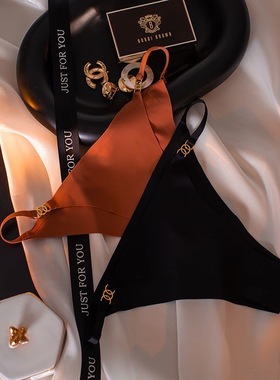 热辣buff! 性感细带高开叉内裤红色本命年冰丝面料透气低腰三角裤