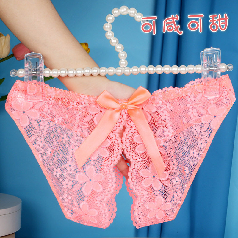 颜蓓薇纯欲风小心机内裤女高颜值蕾丝花边低腰三角裤1525