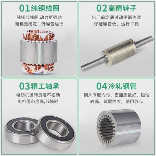 宝戈玛bm马达三相异步铝壳方型0.25-7.5kw4p立式小