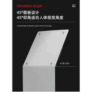 汽车牌牌展示架立牌广告牌l型落地资料展示架落地参数