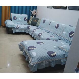 70YFU型款左右贵妃通用全套沙发垫靠背盖巾套罩休闲4米2以内均可