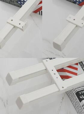 61K3铝合金窗帘轨道直方轨纳米滑轨导轨单双轨窗帘杆白色