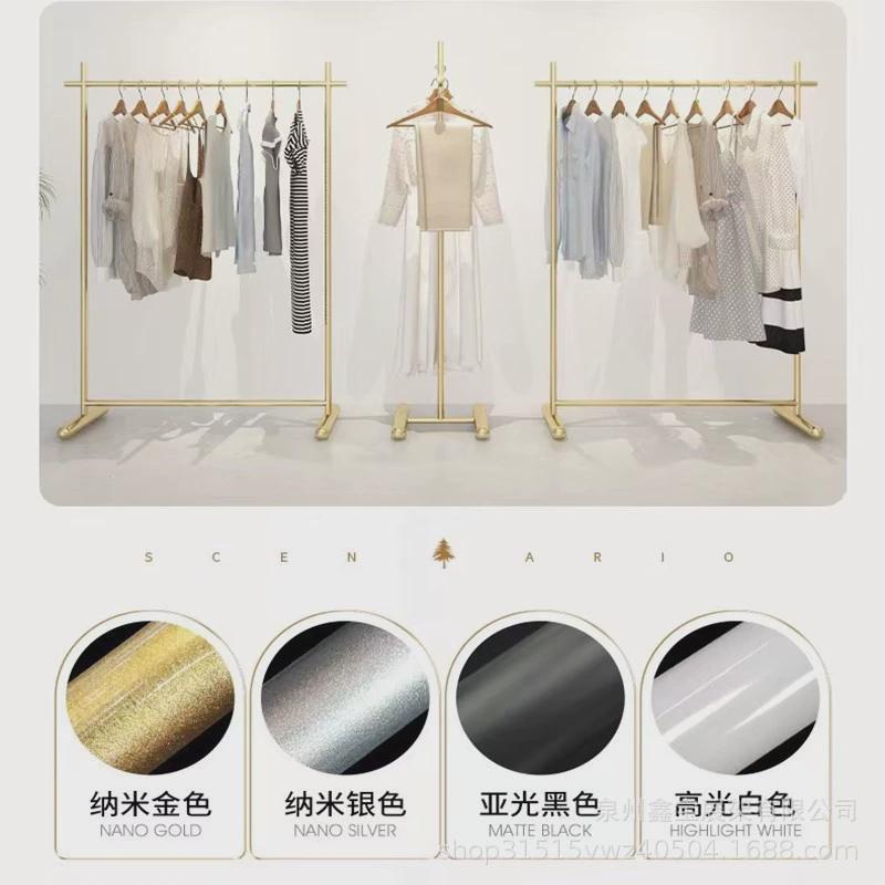 衣服展示架落地式女装店店铺货架侧挂服装店展示架子挂衣架陈列架