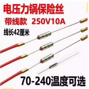 电饭煲压力锅金属温度保险管丝热敏电阻温控传感器二极管250V 10A